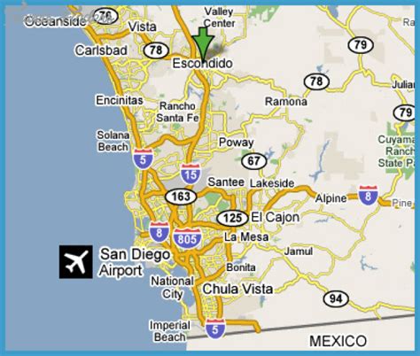 Where is Escondido ? Escondido Map Location - TravelsFinders.Com