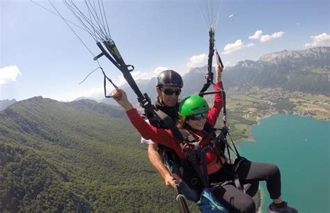 Tandem Paragliding Flight In Annecy