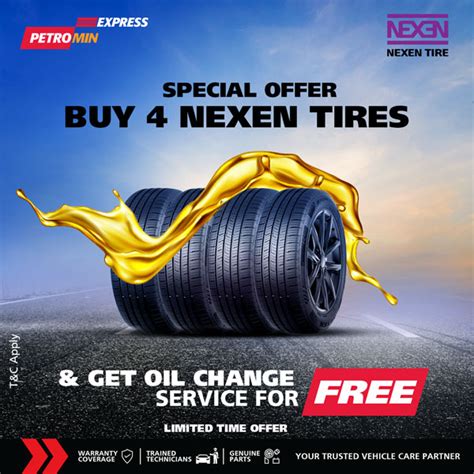 Nexen Tires Offer Petromin Express 75 Tire Stations