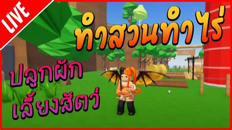 LIVE 56 เปนชาวสวน ชาวไร l Roblox Farmstead YouTube