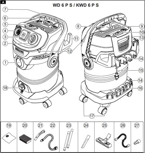 KARCHER WD 5 P Wet And Dry Vacuum Cleaner Instruction Manual