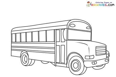 Coloriage Autobus Scolaire à Imprimer Gratuits