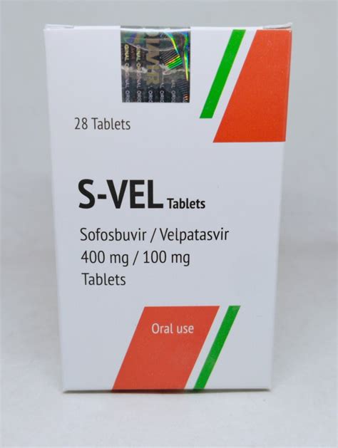 Sofosbuvir Velpatasvir S VEL 400mg 100mg Tablets At Rs 1000 Bottle In