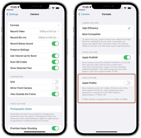 iOS 15 1 3e bêta publique de sortie avec ProRes et réglage auto macro