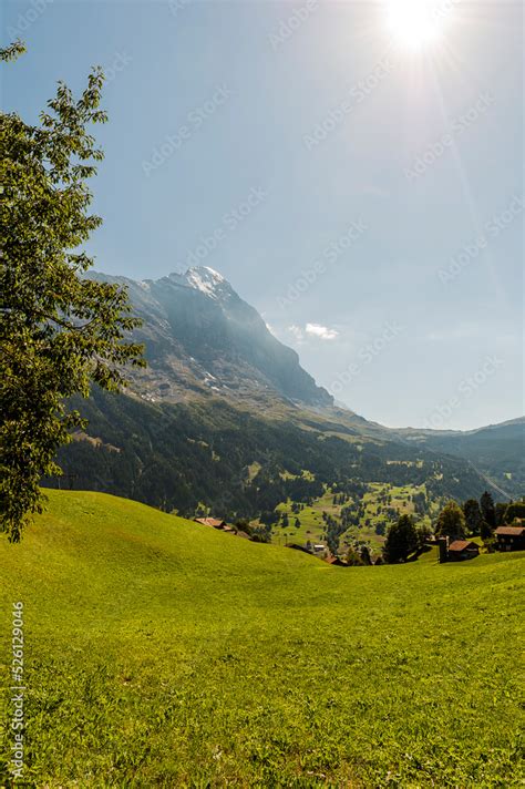 Grindelwald Eiger Eigernordwand Alpen Berner Oberland Kleine