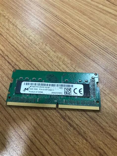 4gb Ram Chip Ddr4 In Kumasi Metropolitan Computer Hardware Afua