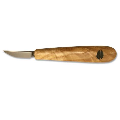 WOOD CARVING KNIFE Hand Forged Figured Maple