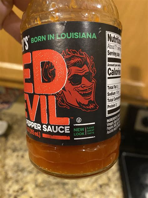 Is It Just Me Or Does The Red Devil Hot Sauce Logo Bear Uncanny