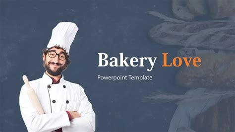 Free Food Powerpoint Templates For Bakery Restaurant Slides