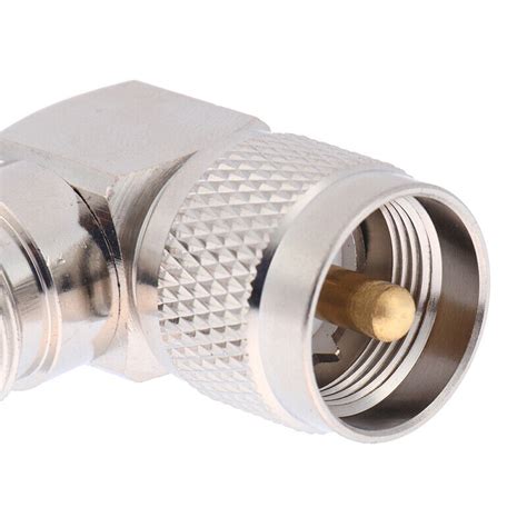 Uhf Male Pl Pl To Uhf Female So So Angle Rf Adapter