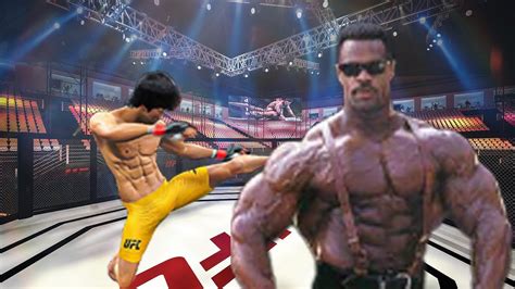 UFC 4 Bruce Lee Vs Thing EA Sports Epic Fight YouTube