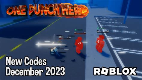 Roblox One Punch Hero New Codes December Youtube