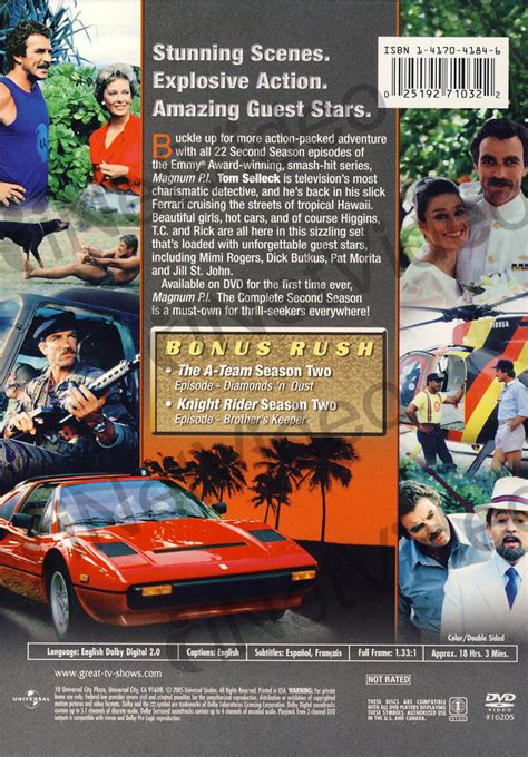 Magnum Pi The Complete Season 2 Boxset On Dvd Movie