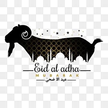 Eid Al Adha Saludos Ilustración De Cabra Fondo Transparente PNG