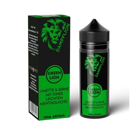 Dampflion Green Lion Longfill Aroma Limette Birne Menthol Dampf