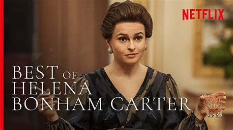 Best of Helena Bonham Carter as Princess Margaret | The Crown - YouTube