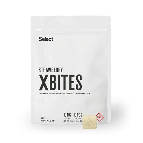 Buy X Bites Strawberry Gummies Online Curaleaf Jacksonville San Jose