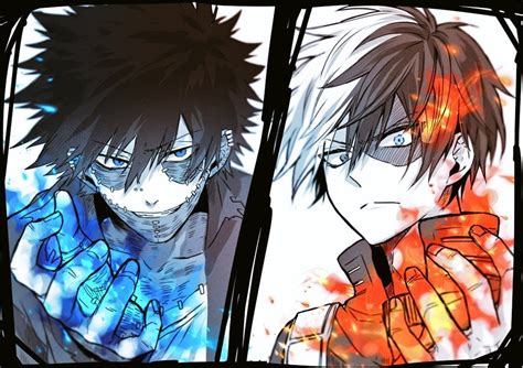 Dabi Todoroki Shouto Boku No Hero Academia Bnha Mha My Hero Academia