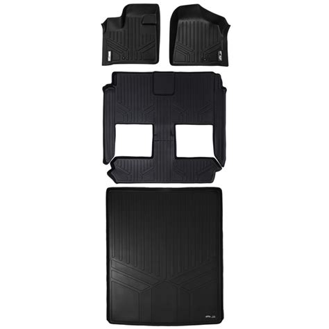 A0046b0046d0181 Smartliner 1st 2nd And 3rd Row 1 Piece Floor Liners And Extended Cargo Liner