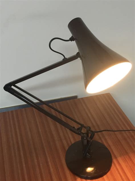 Herbert Terry Anglepoise Lighting Model Lamp Brown Vintage Retro