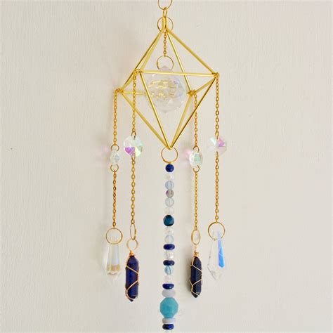 Throat Chakra Crystal Suncatcher Ascend Crystals Salem