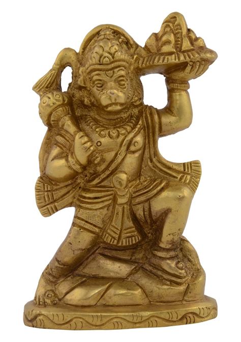 Kapasi Handicrafts Brass Lord Hanuman Idol Statues X X Cm