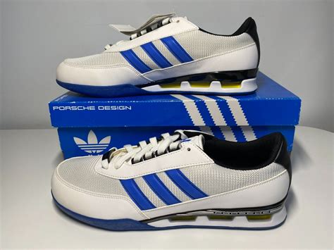 BRAND NEW Adidas Porsche GT Cup Trainers White And Blue With Labels