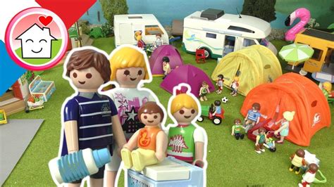 Playmobil En Francais Camping Avec La Famille Hinterwaldlern La