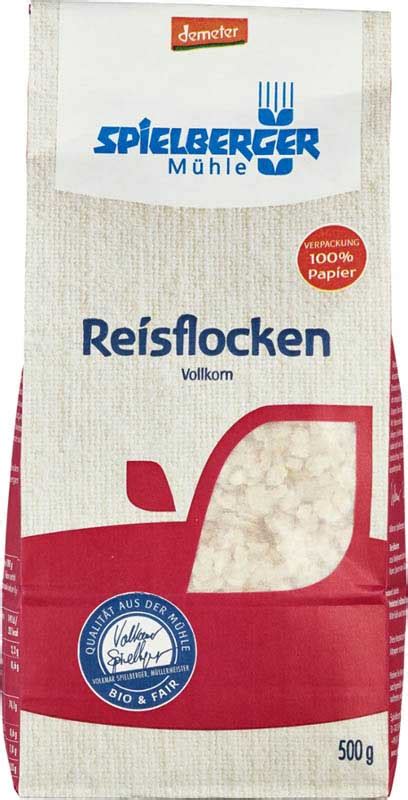 Spielberger Reisflocken Demeter G Naturpur Shop