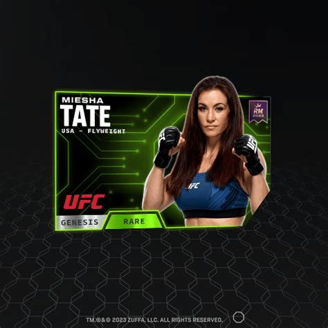 Miesha Tate Genesis Set Rare Nft For Sale Reignmakers