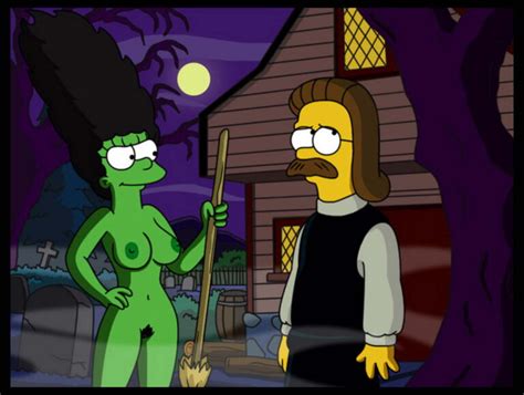 Ned Flanders And Marge Simpson Tits Nude Nipples Shaved Pussy