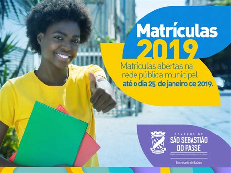 São Sebastião Do Passé Matrículas Da Rede Municipal De Ensino Estão