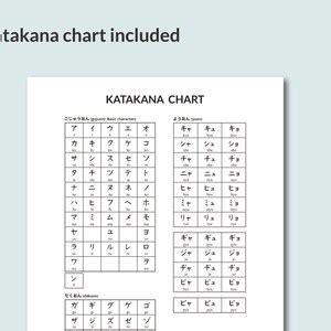 Learn Japanese Katakana Flashcards, Self Study Beginner Friendly ...