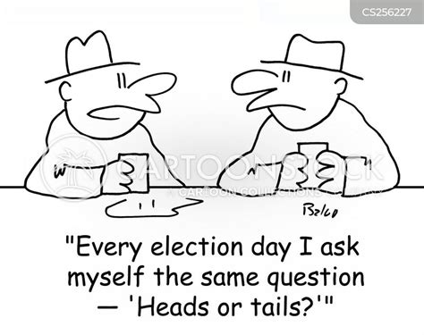 Heads Or Tails Cartoons and Comics - funny pictures from CartoonStock