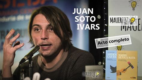 Presentación de Nadie se va a reír Ed Debate de JUAN SOTO IVARS a