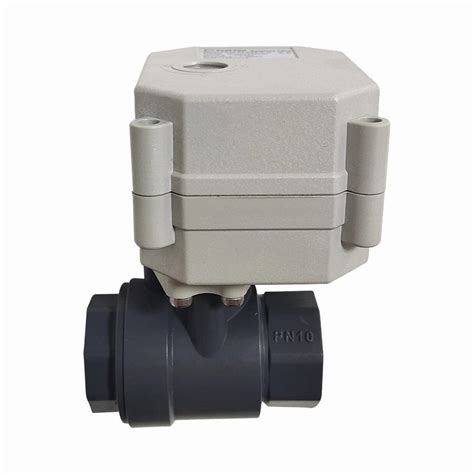 Dn15 Electric Motorized Ball Valve 12 Inch Actuated Water Valve Cpvc 9 24v Electric Motor