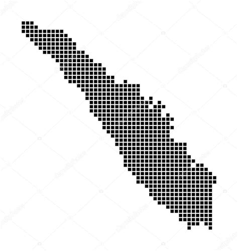 Mapa De Sumatra Mapa De Sumatra En Estilo Punteado Fronteras De La Isla