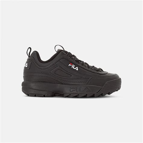 Fila Disruptor Low Wmn All Black Schwarz Fila Official