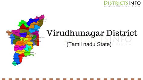 Virudhunagar District With Talukas in Tamilnadu State