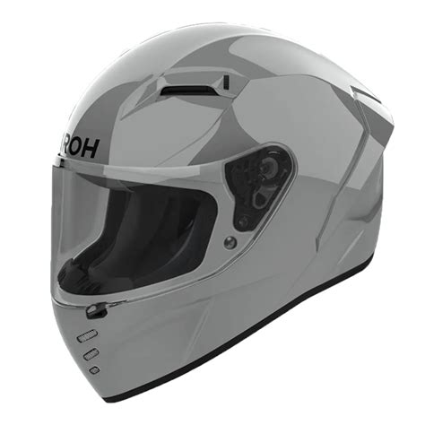 Casque Airoh Connor Color Gris Brillant Casques Integraux Cn Motostorm