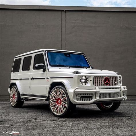 This Pearl White Satin Mercedes Amg G Is Custom Made For An Nfl Star