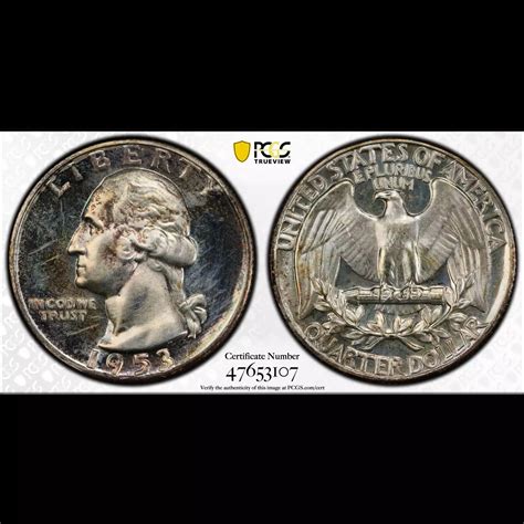 1953 Silver Washington Quarter PCGS PR 63 FS 101 DDO Old Pueblo Coin