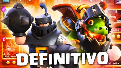 EL MAZO DEFINITIVO Con MEGACABALLERO En CLASH ROYALE YouTube