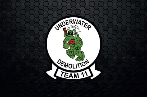 Us Navy Underwater Demolition Team 11 Udt 11 Patch Logo Etsy