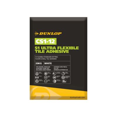 CS1 12 S1 Ultra Flexible Tile Adhesive Dunlop Trade