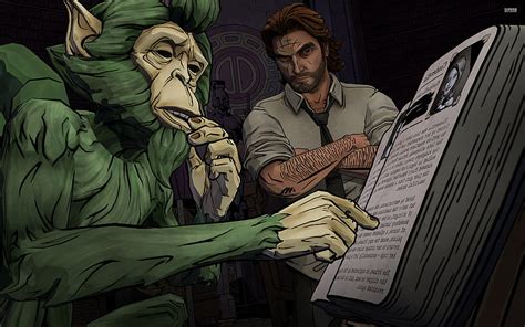 El Lobo Entre Nosotros Juego Juegos The Wolf Among Us Juego Stock