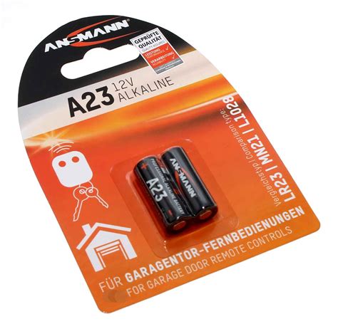 2er Pack Ansmann A23 Alkaline Batterie LR23 MN21 L1028 LRV08 G23A