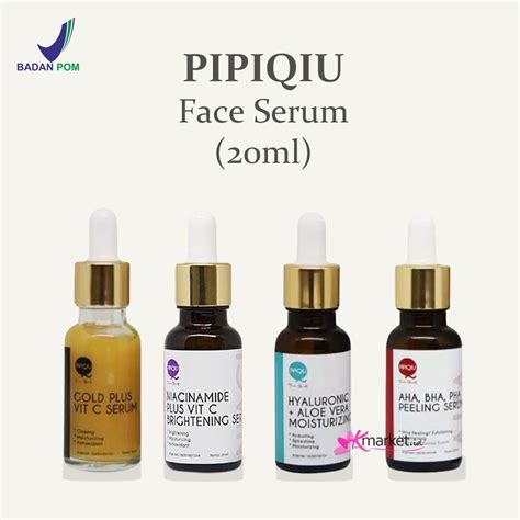 Jual Pipiqiu Serum Peeling Niacinamidevit C Hyaluronicaloe Gold