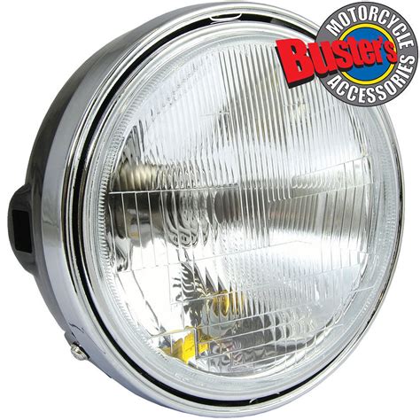 Motorcycle Inch Round Halogen Headlight V W H Ebay