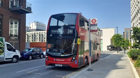 Full Journey On London Bus Route 241 Stratford City Royal Crest